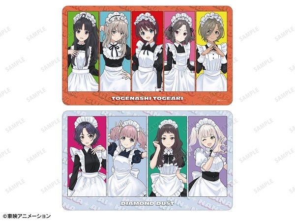 Newly drawn group maid style ver. multi-desk mat