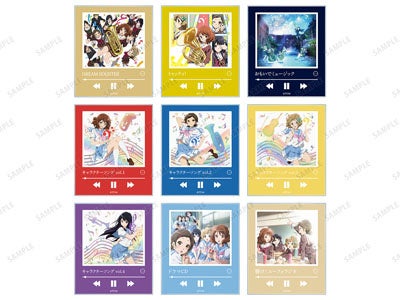 Trading music player style acrylic cards ver.A (9 types)