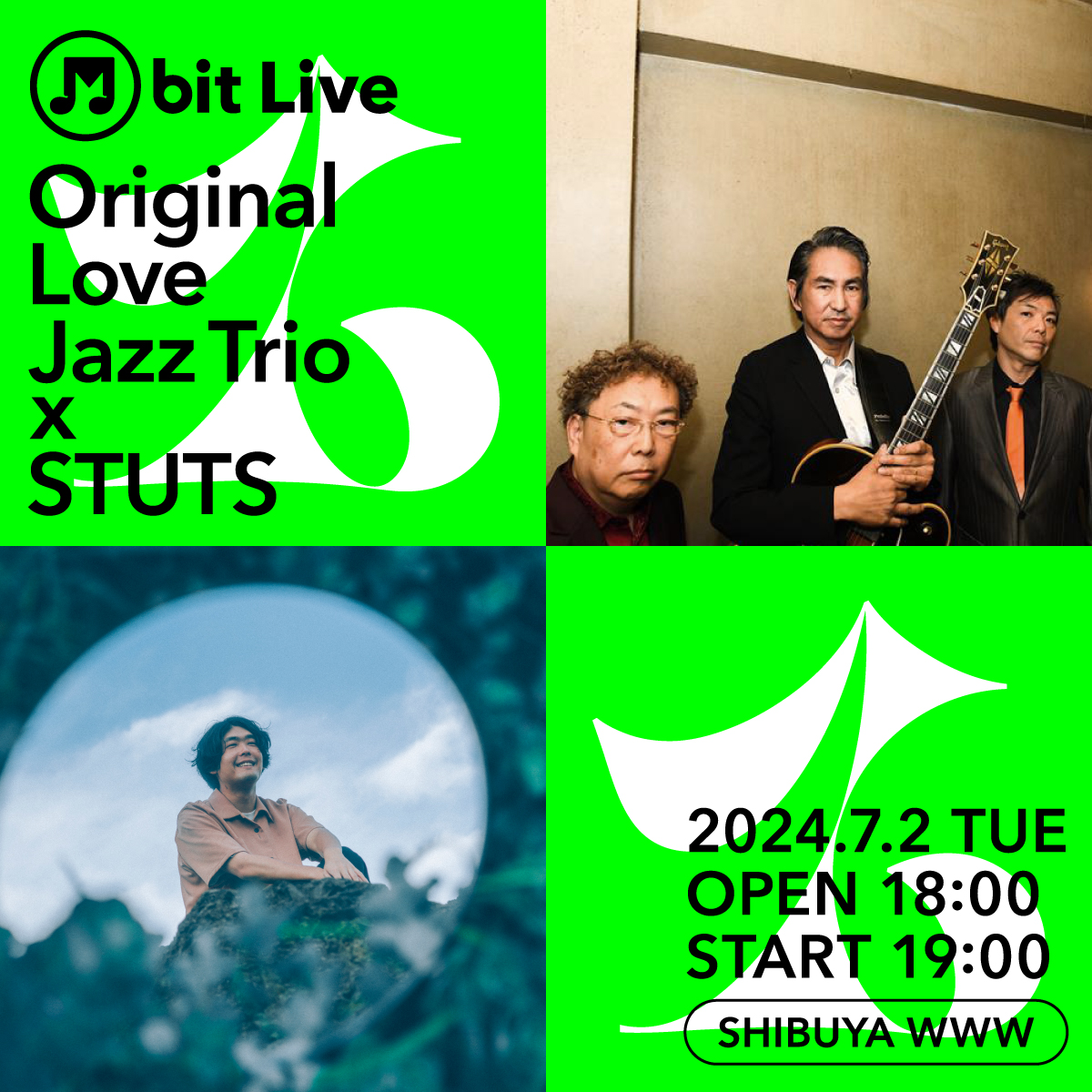 Original Love Jazz Trio × STUTS will perform together on 