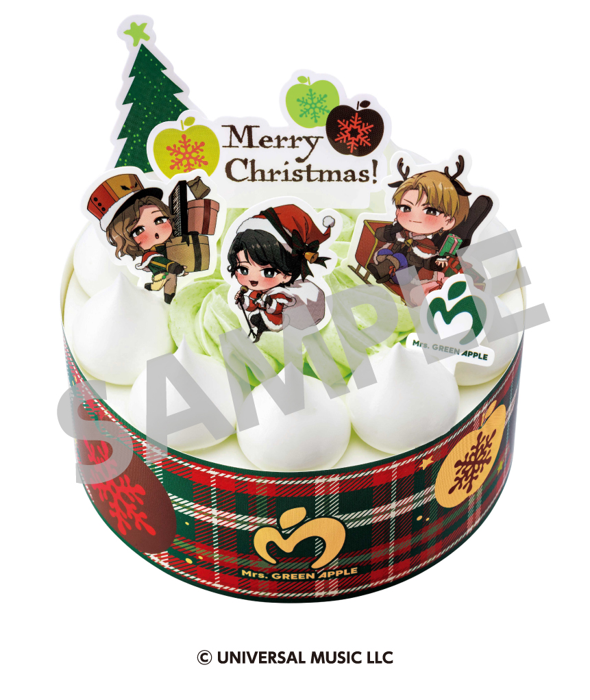 Mrs. GREEN APPLE x Lawson to release Christmas cakes