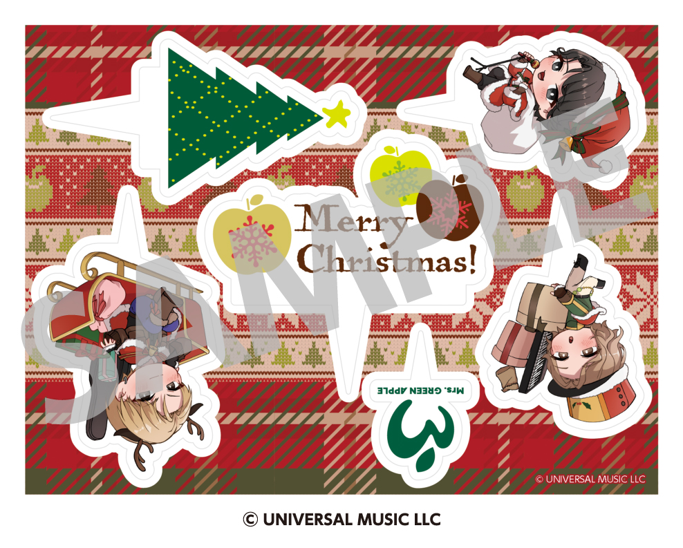 Mrs. GREEN APPLE x Lawson to release Christmas cakes Mrs. GREEN APPLE x Lawson to release Christmas cakes