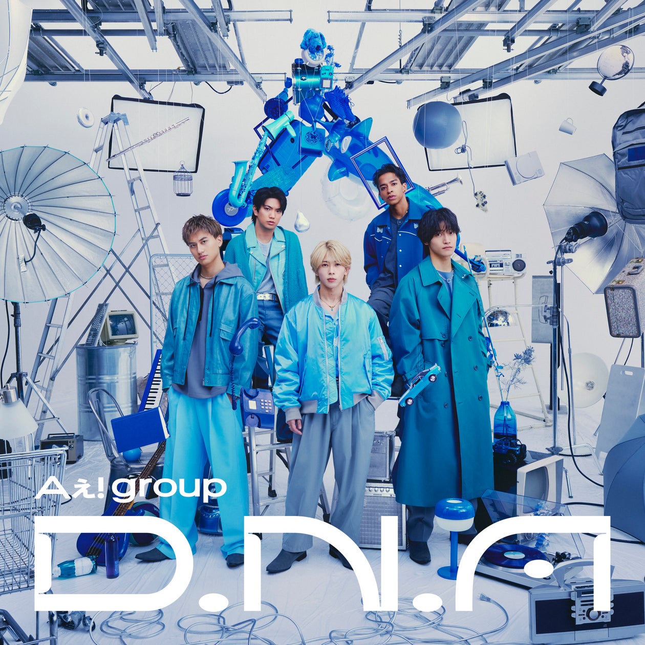 Aえ！group ペンライト銀テ うちわ ロンT DNA
