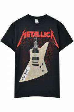 METALLICA Band T-Shirt Unisex: EET FUK (BACK PRINT)